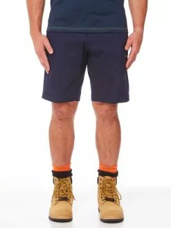 King Gee Work Cool 2 Pro Stretch Shorts Navy