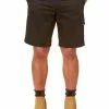 King Gee Work Cool 2 Rip Stop Black Shorts -Traders Country Sales default 37830 236 org