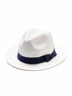 Headwear Lowes Panama Navy Band Trilby Hat