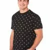 T-Shirts Lowes Black & White Pineapple Print T-Shirt -Traders Country Sales default 41035 007 org
