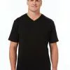T-Shirts Lowes V-Neck Slim Fit T-Shirt Black