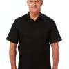 Shirts Lowes Premium Short Sleeve Self Striped Black Shirt -Traders Country Sales default 42127 1728 org lores