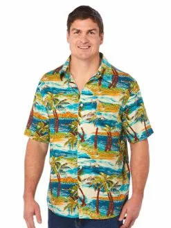 Shirts Lowes Multi Byron Islands Print Short Sleeve Shirt