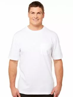 T-Shirts Lowes Cotton Jersey Regular Fit White T-shirt