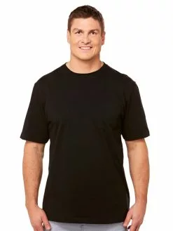 T-Shirts Lowes Cotton Jersey Regular Fit Black T-shirt