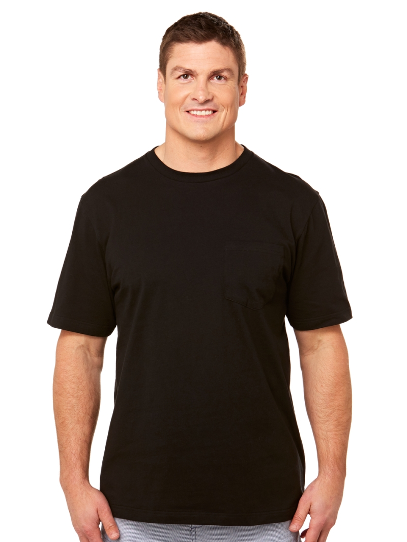 T-Shirts Lowes Cotton Jersey Regular Fit Black T-shirt 3 T-Shirts Lowes Cotton Jersey Regular Fit Black T-shirt