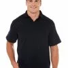 Polos Lowes Plain Polo Top With Pocket Navy