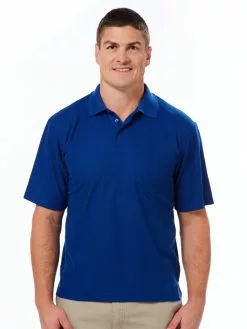 Polos Lowes Plain Polo Top With Pocket Cobalt