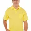 Polos Lowes Plain Yellow Polo Top With Pocket -Traders Country Sales default 44016 1621 org lores