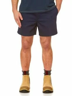 Lowes Navy Drill Tab Shorts