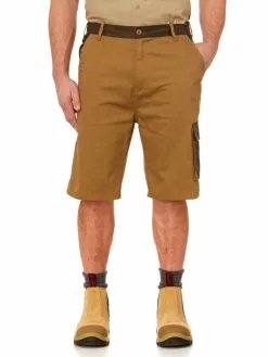 Lowes Cotton Twill Work Shorts Khaki
