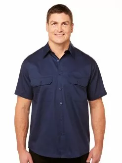 Shirts Lowes Short Sleeve Lightweight Shirt Navy
