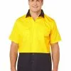 Shirts Lowes Short Sleeve Hi-Vis Yellow Shirt -Traders Country Sales default 49610 459 org