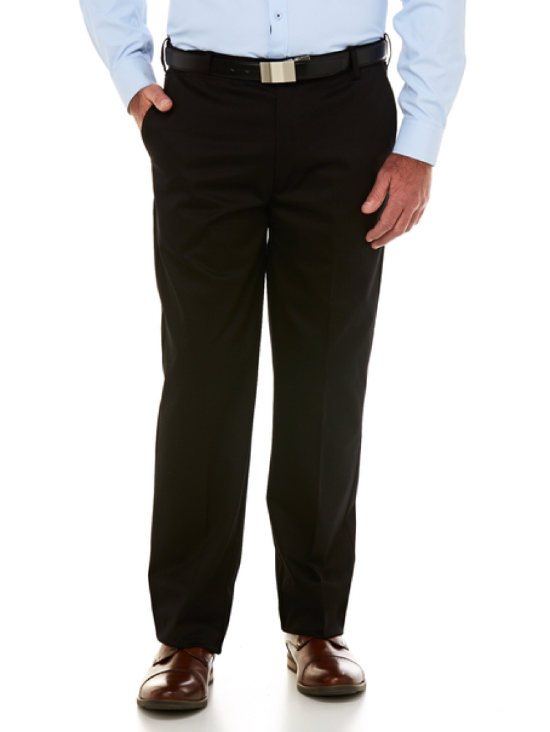 Pants Savane Stretch Chinos Black - Regular Fit 4 Pants Savane Stretch Chinos Black - Regular Fit - Image 2