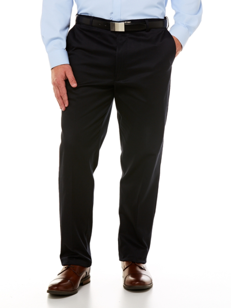 Pants Savane Stretch Chinos Navy - Regular Fit 4 Pants Savane Stretch Chinos Navy - Regular Fit - Image 2