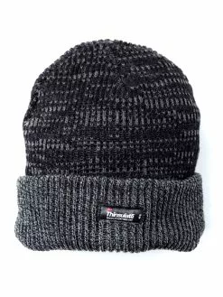 Headwear Thinsulate Twisted Yarn Grey Marle Beanie