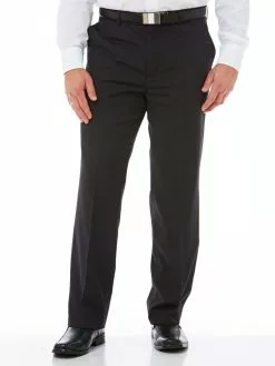 Robert Huntley Casual Menswear Marle Trousers Black - Regular Fit