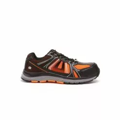 Lowes Work Boots & Shoes King Gee Comp-Tech Black & Orange Shoe