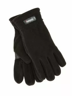 Lowes Scarves & Gloves Thinsulate Black Polar Fleece Gloves