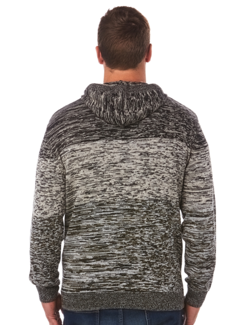 Lowes Casual Menswear Prodigy Fawn Knitted Hooded Pullover 4 Lowes Casual Menswear Prodigy Fawn Knitted Hooded Pullover - Image 2