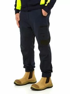 Lowes Trousers Traders Fixed Waist Cuff Work Pants Navy 9 Lowes Trousers Traders Fixed Waist Cuff Work Pants Navy -Traders Country Sales photo1 30824 1644 org lores