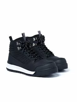 Lowes Work Boots & Shoes Hard Yakka Lace Up Side Zip Black Boots -Traders Country Sales photo1 37402 001 org lores