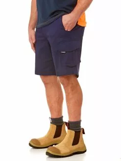 King Gee Work Cool 2 Rip Stop Navy Shorts -Traders Country Sales photo1 37828 065 org