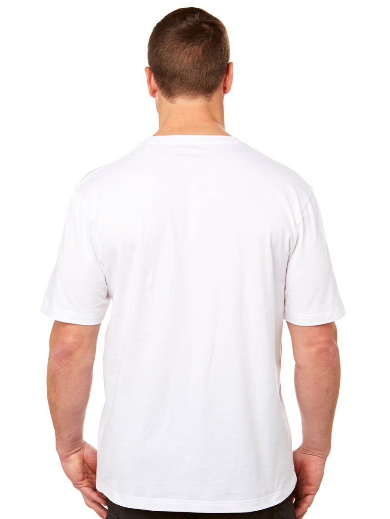 T-Shirts Lowes Cotton Jersey Regular Fit White T-shirt 4 T-Shirts Lowes Cotton Jersey Regular Fit White T-shirt - Image 2