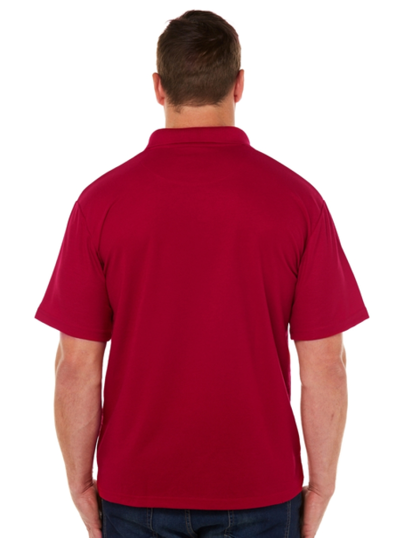 Polos Lowes Basic Plain Red Polo Top With Pocket 4 Polos Lowes Basic Plain Red Polo Top With Pocket - Image 2
