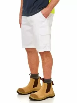 Lowes Lightweight Cargo Work Shorts White -Traders Country Sales photo1 49510 288 org
