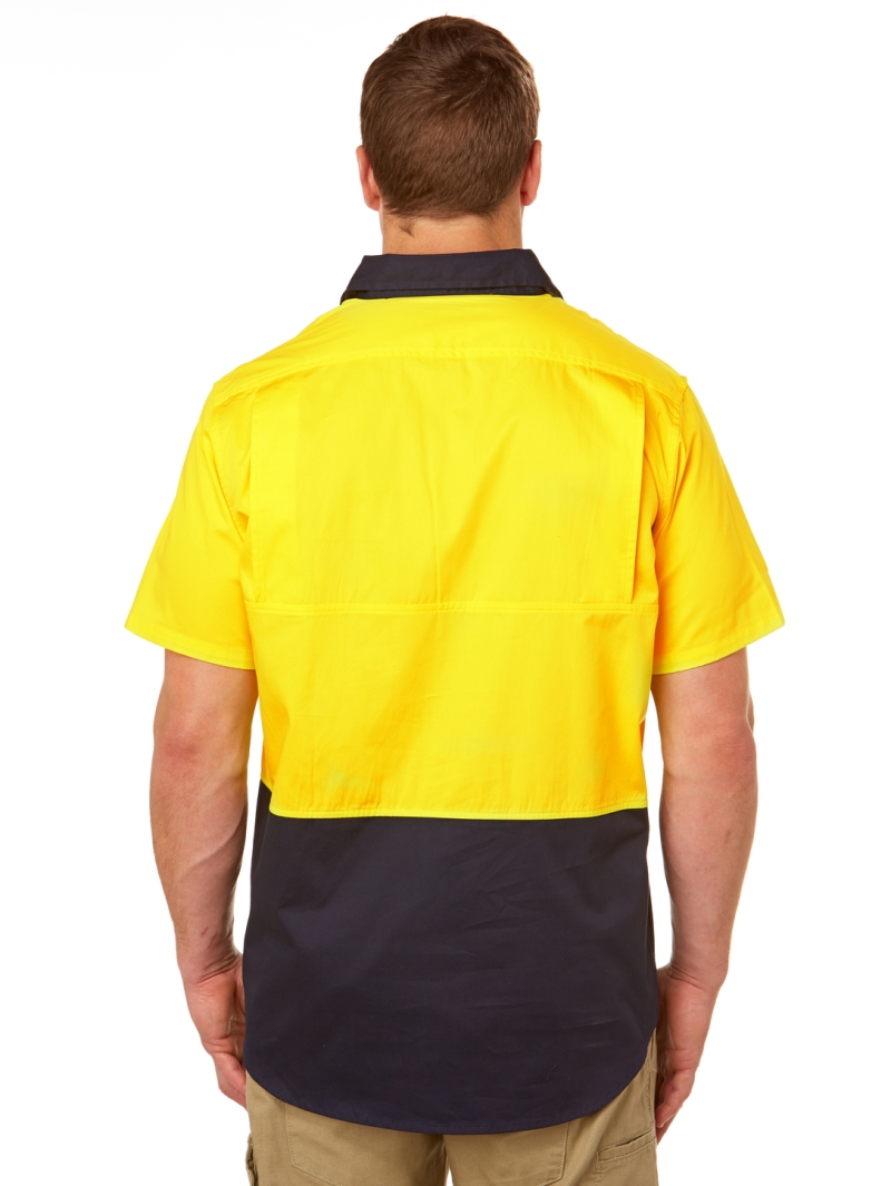 Shirts Lowes Short Sleeve Hi-Vis Yellow Shirt 4 Shirts Lowes Short Sleeve Hi-Vis Yellow Shirt - Image 2