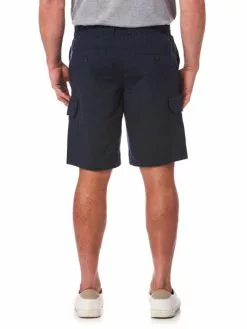 Elliotts Cargo Shorts Pinstripe Navy - Elastic Waist -Traders Country Sales photo1 57961 152 org