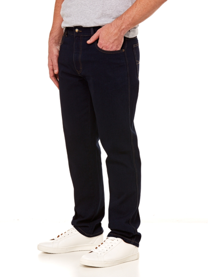 Street Cotton Jeans Dark Blue - Regular Fit 4 Street Cotton Jeans Dark Blue - Regular Fit - Image 2