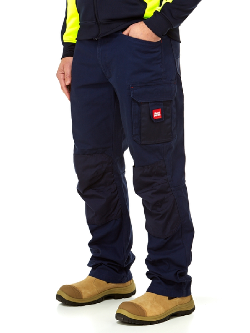 Lowes Hard Yakka Legends Work Trousers Navy 4 Lowes Hard Yakka Legends Work Trousers Navy - Image 2