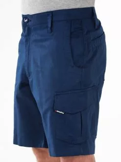 King Gee Work Cool 2 Rip Stop Navy Shorts -Traders Country Sales photo1 lowes3385lr