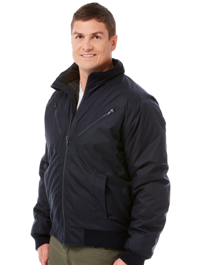 Winter Wear Lowes Navy Workwear Bomber Style Jacket 5 Winter Wear Lowes Navy Workwear Bomber Style Jacket - Image 3