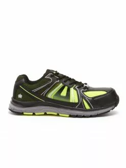Lowes Work Boots & Shoes King Gee Comp-Tech Black & Lime Shoe -Traders Country Sales photo1 shoe4a org lores
