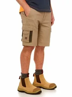 Traders 308 Stretch Cargo Shorts Khaki -Traders Country Sales photo2 30809 167 org