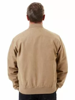 Lowes Jackets Elliotts Micro Suede Zip Through Sand Jacket -Traders Country Sales photo2 37904 1673 org lores