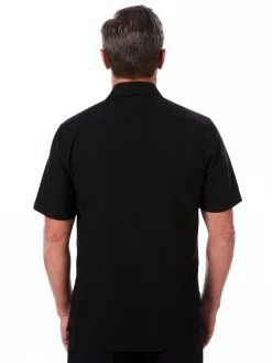 Shirts Lowes Premium Short Sleeve Black Microfibre Shirt -Traders Country Sales photo2 42131 1712 org lores