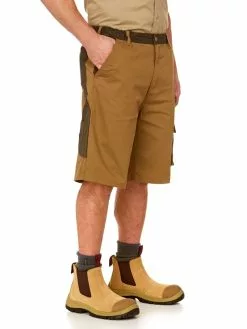 Lowes Cotton Twill Work Shorts Khaki -Traders Country Sales photo2 49517 097 org
