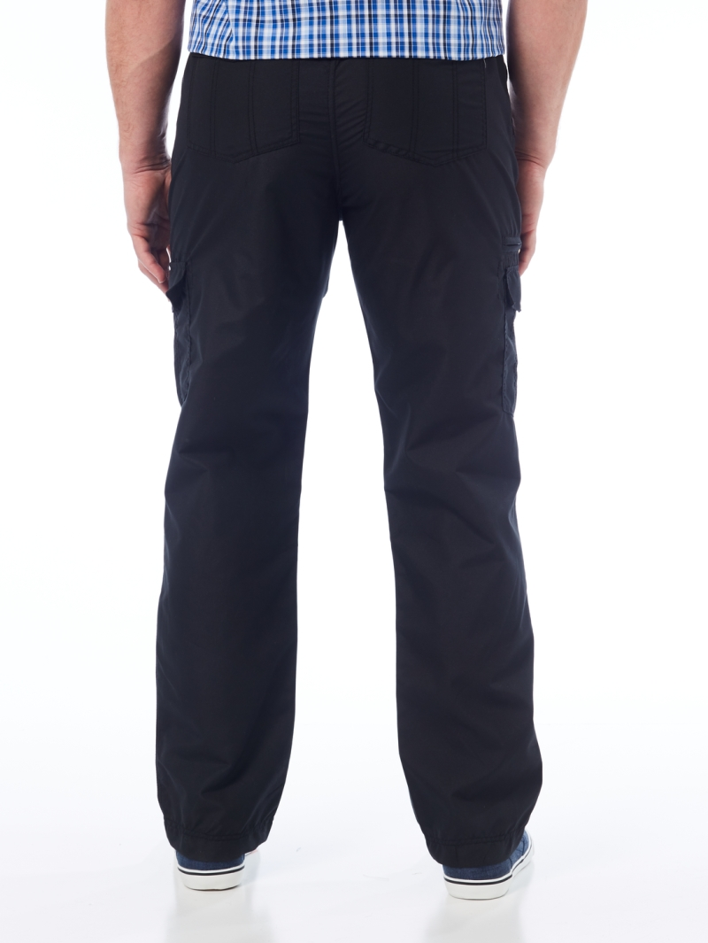 Traders Pants Microfibre Cargos Black - Elastic Waist 5 Traders Pants Microfibre Cargos Black - Elastic Waist - Image 3