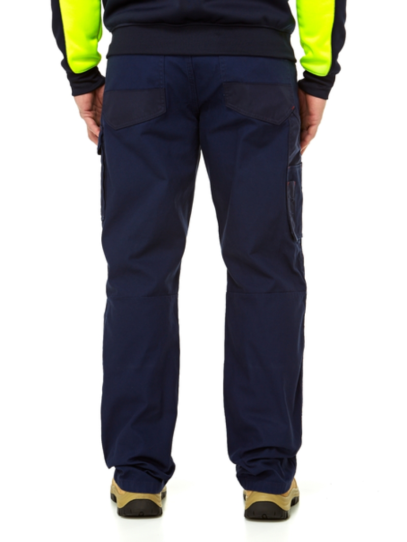 Lowes Hard Yakka Legends Work Trousers Navy 5 Lowes Hard Yakka Legends Work Trousers Navy - Image 3
