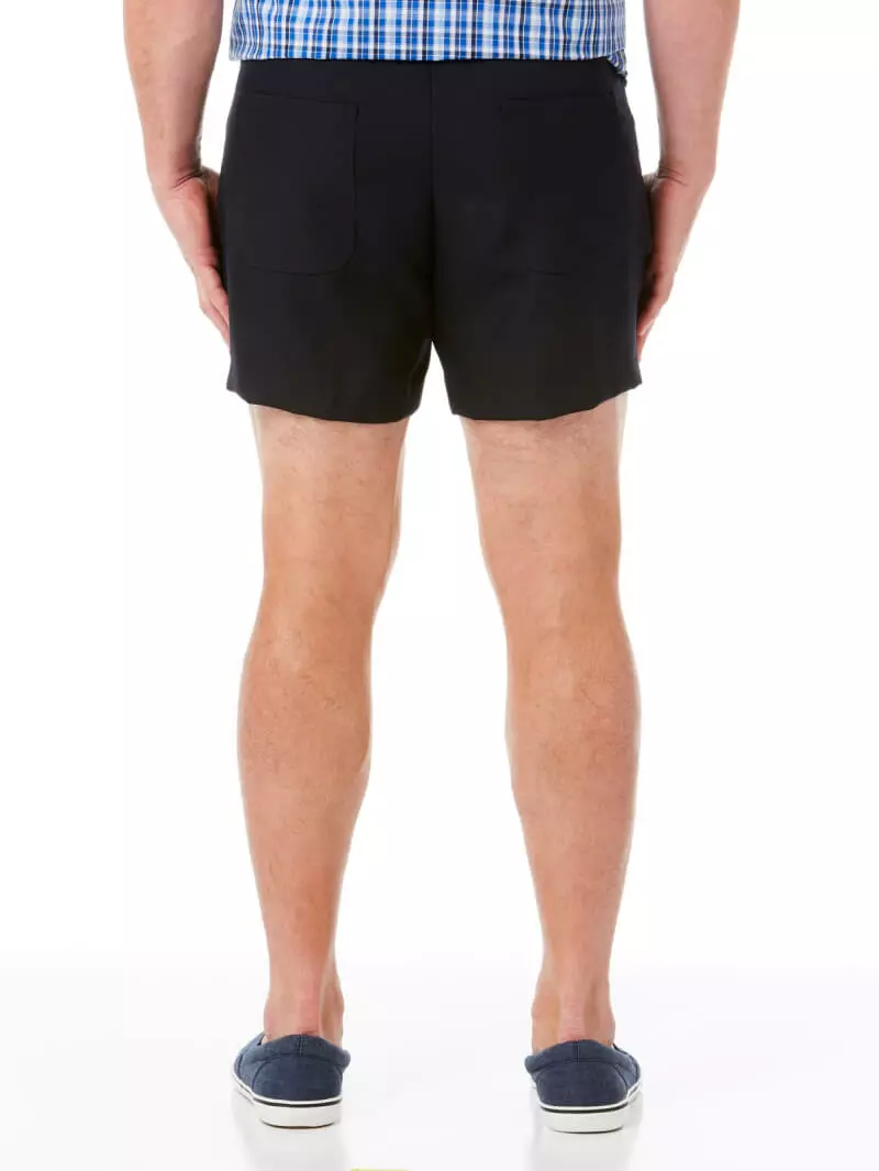 Lowes Farah Navy Short Leg Walk Shorts 5 Lowes Farah Navy Short Leg Walk Shorts - Image 3