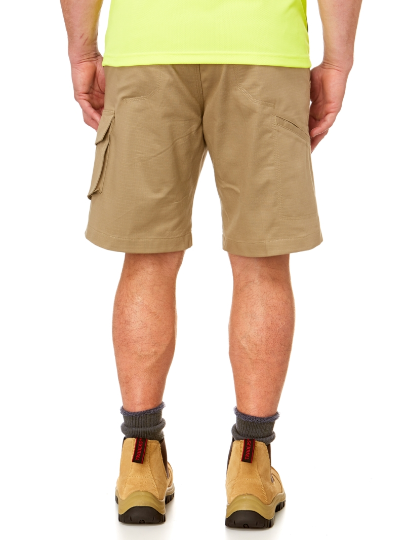 King Gee Work Cool 2 Rip Stop Shorts Khaki 6 King Gee Work Cool 2 Rip Stop Shorts Khaki - Image 4