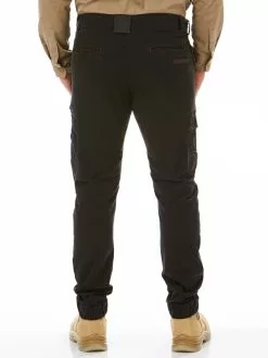 Trousers Traders Black Fixed Waist Cuff Work Pants 12 Trousers Traders Black Fixed Waist Cuff Work Pants -Traders Country Sales photo3 may30 091 org lores