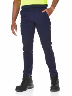 Trousers Hard Yakka Navy Raptor Slim Fit Pants